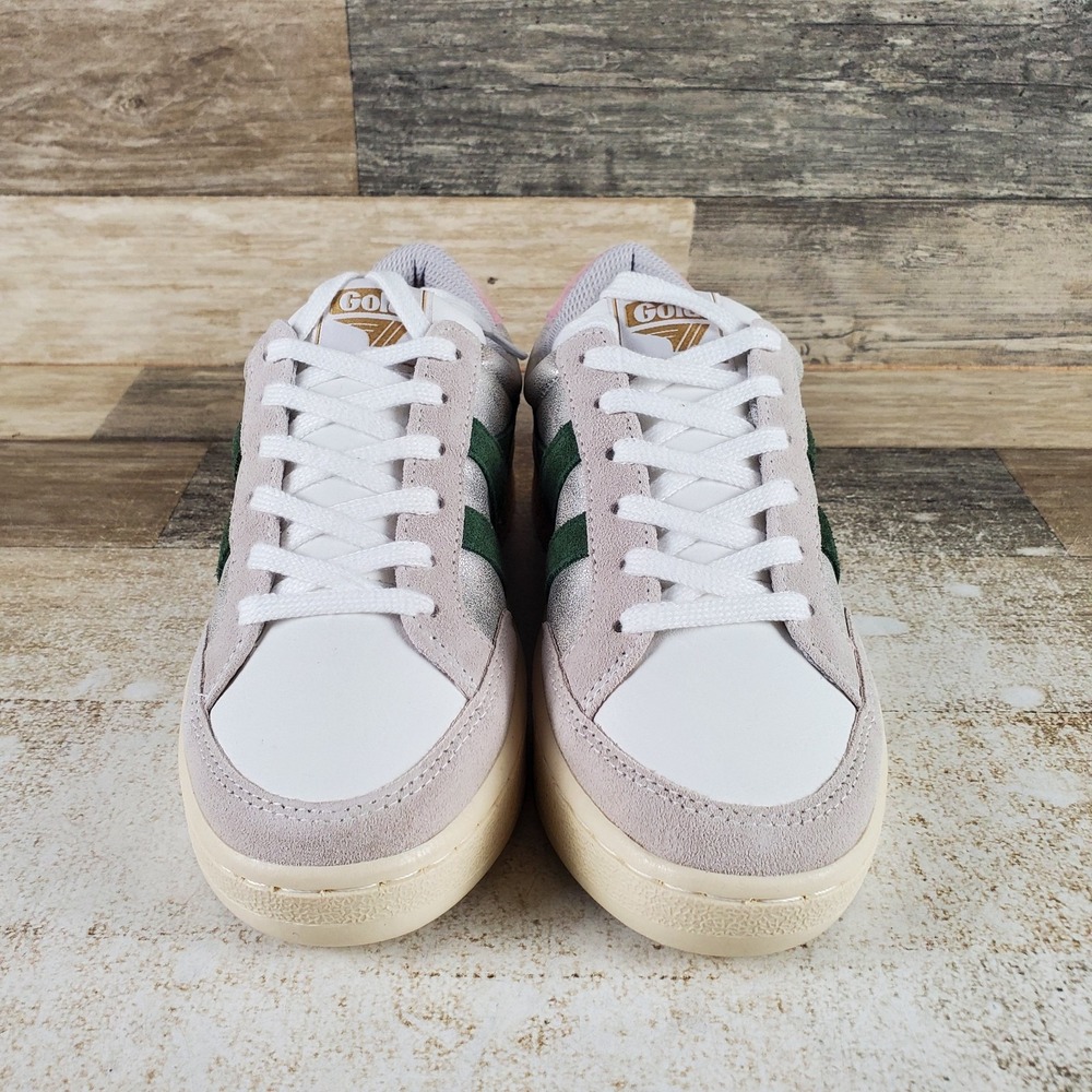 Gola Superslam Blaze Womens Shoes Sz 6.5 Gray White Silver Lifestyle Sneakers - Picture 2 of 10